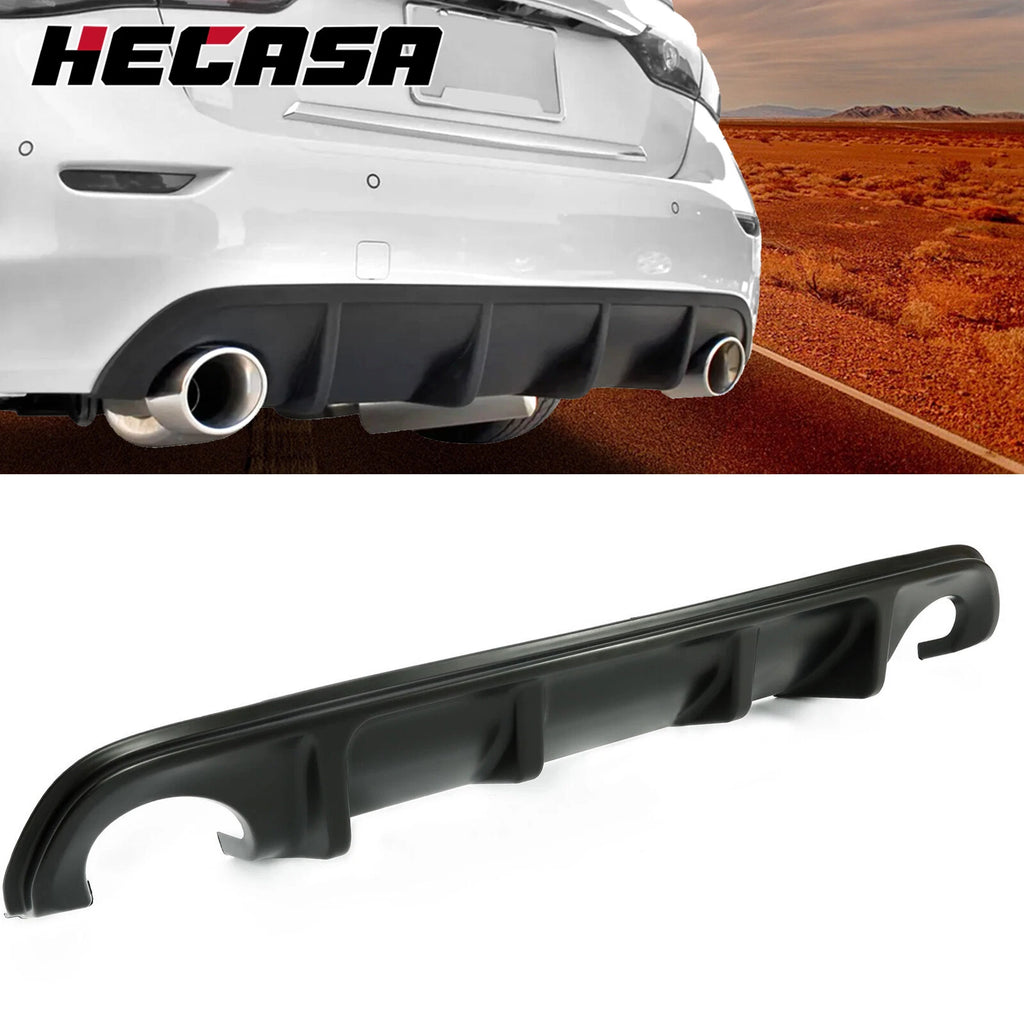 Rear Bumper Diffuser Lip Spoiler for Infiniti Q50 (2014–2017)