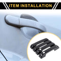Set of 4 Exterior Door Handle Covers for Ford F-150 (2021–2024) Carbon Fiber