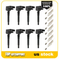 Set of 8 Ignition Coils and 8 Spark Plugs for Mercedes-Benz E63 AMG