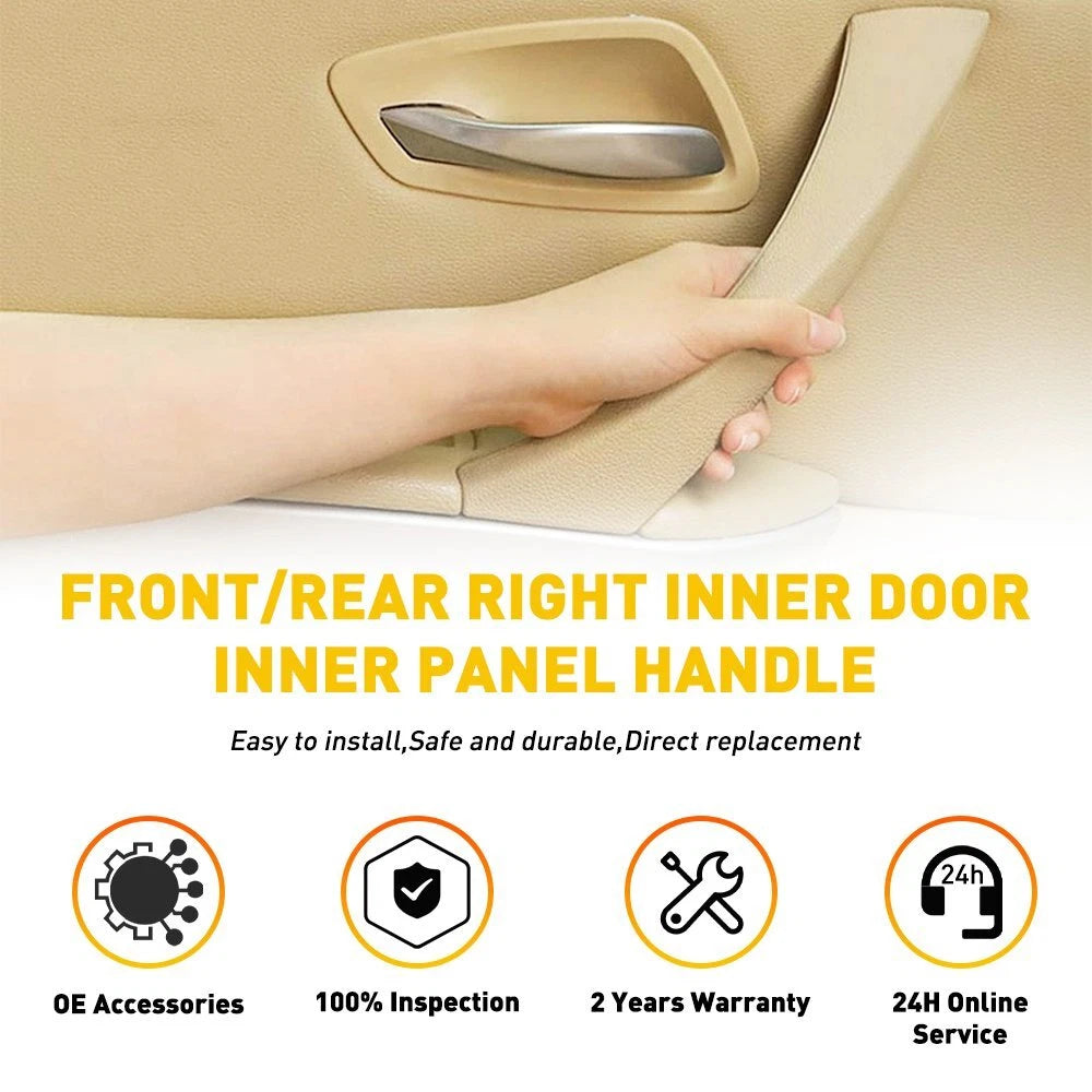 Right Inner Door Panel Pull Handle Trim Cover for BMW 3 Series (2006–2012)