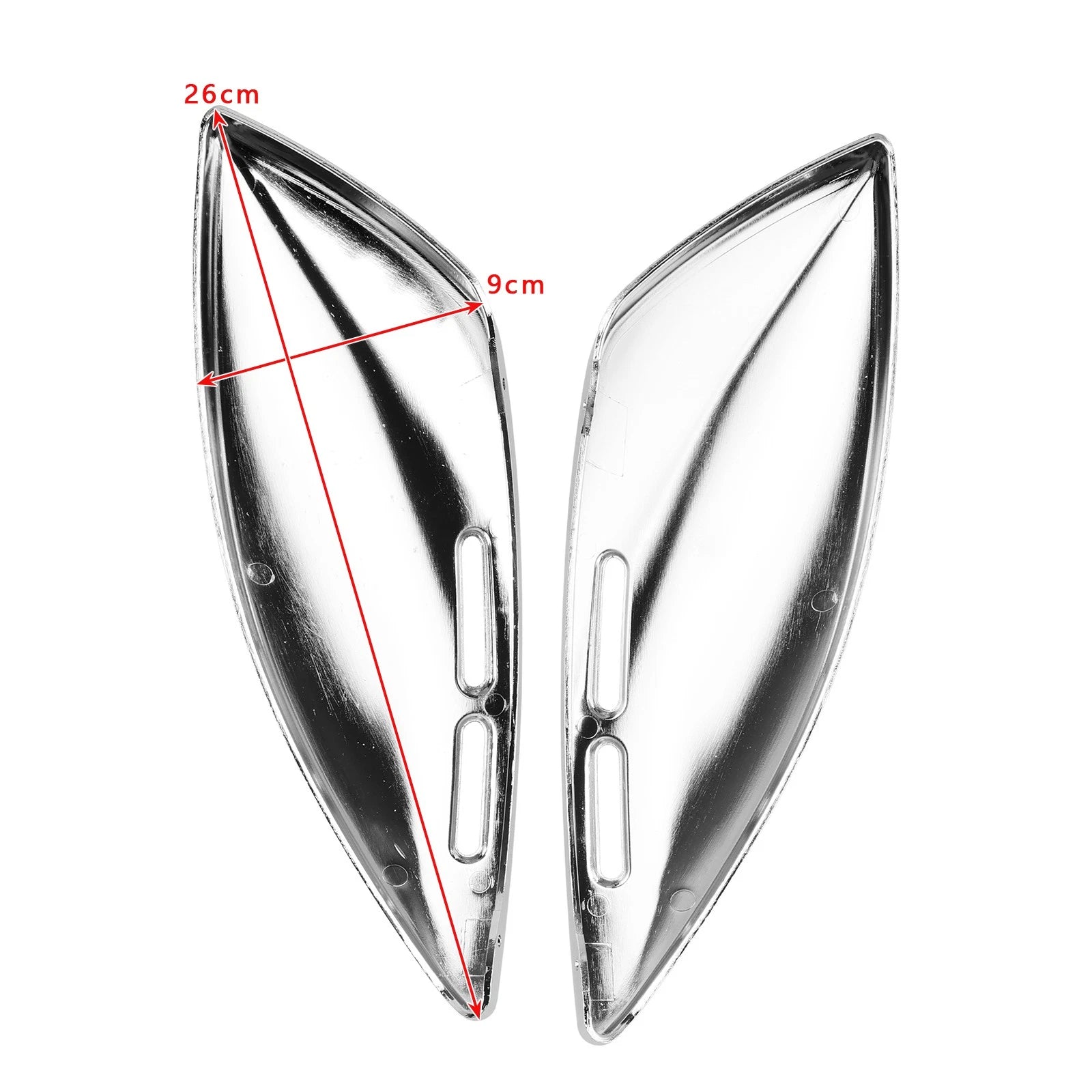 Gas Tank Side Cover Panel Fairing for Kawasaki Z900RS (2018–2024) Chrome