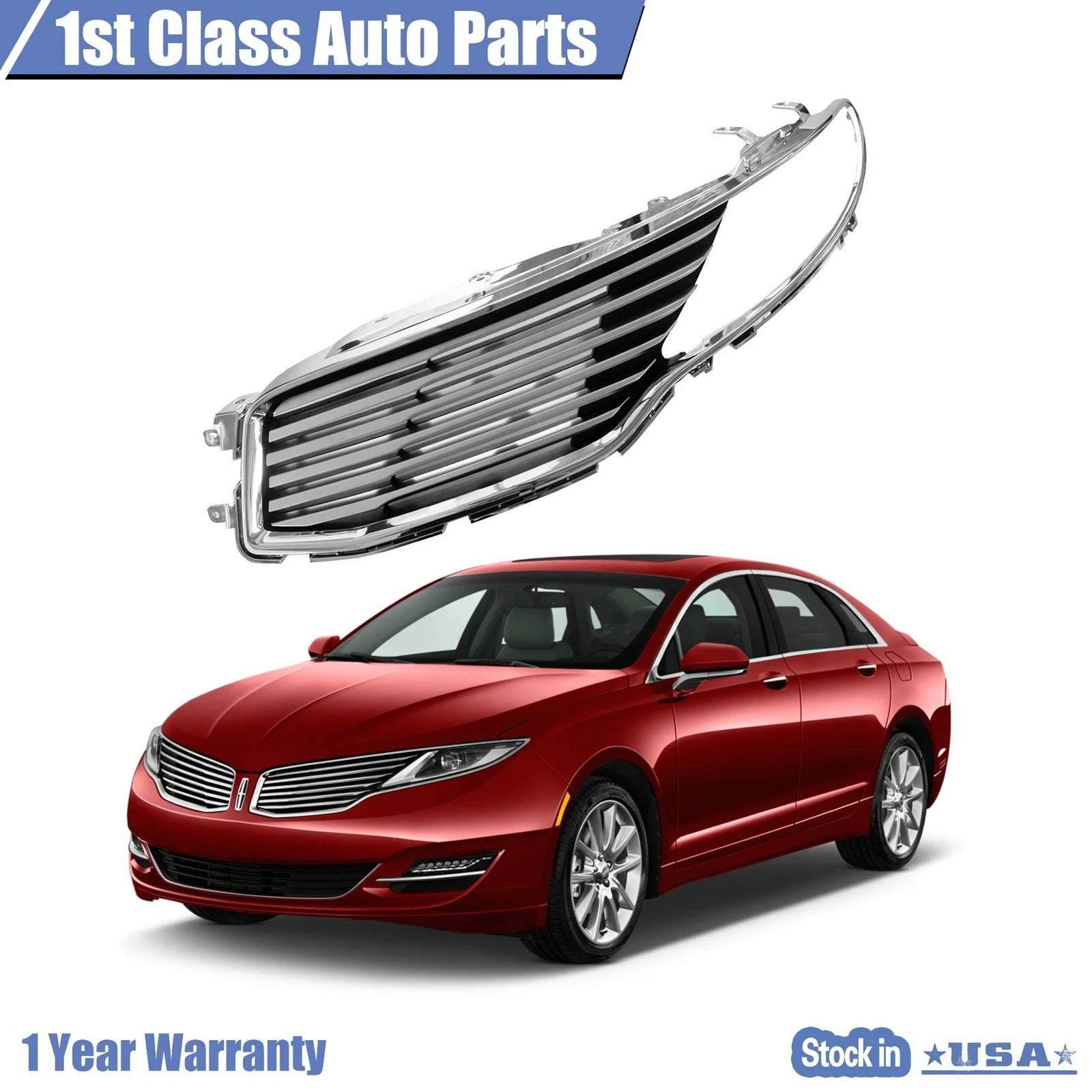 Chrome Grille for Lincoln MKZ (2013–2016)