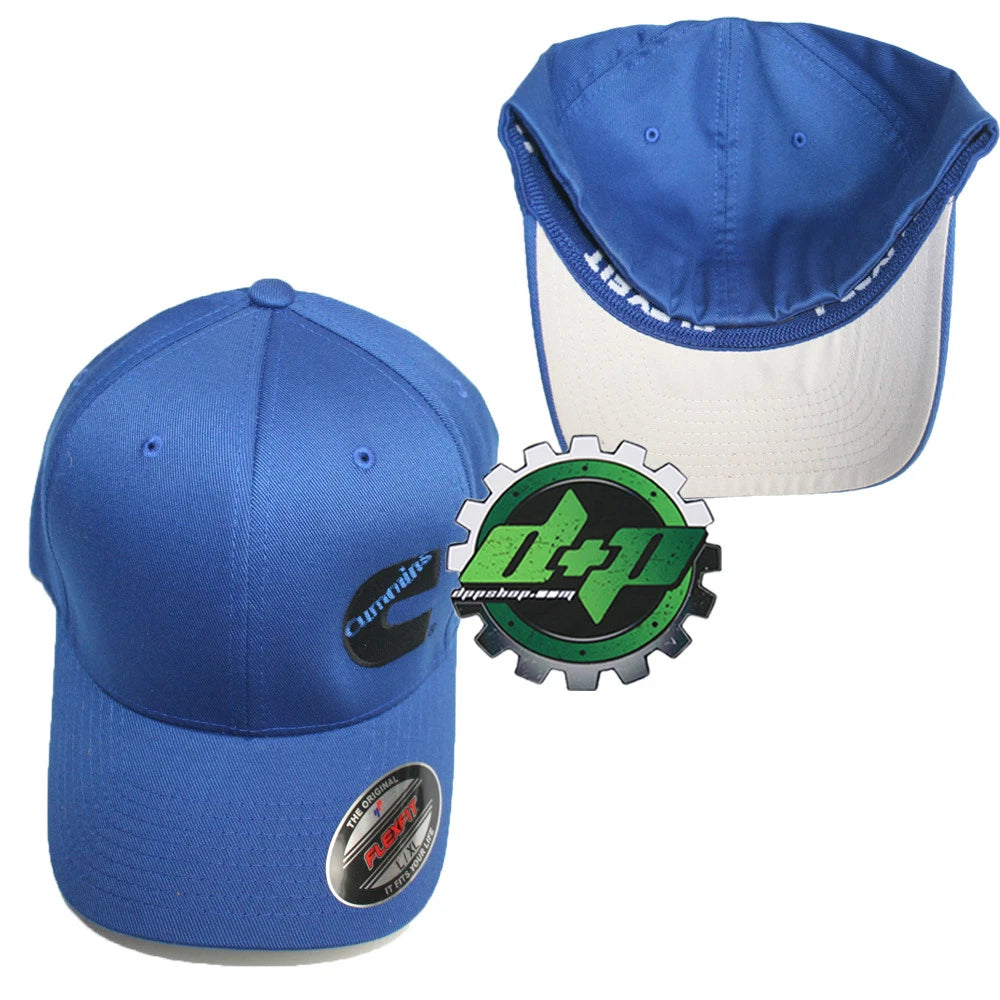 Cummins Fitted Flex Fit Hat for Ram Diesel (L/XL) - Blue
