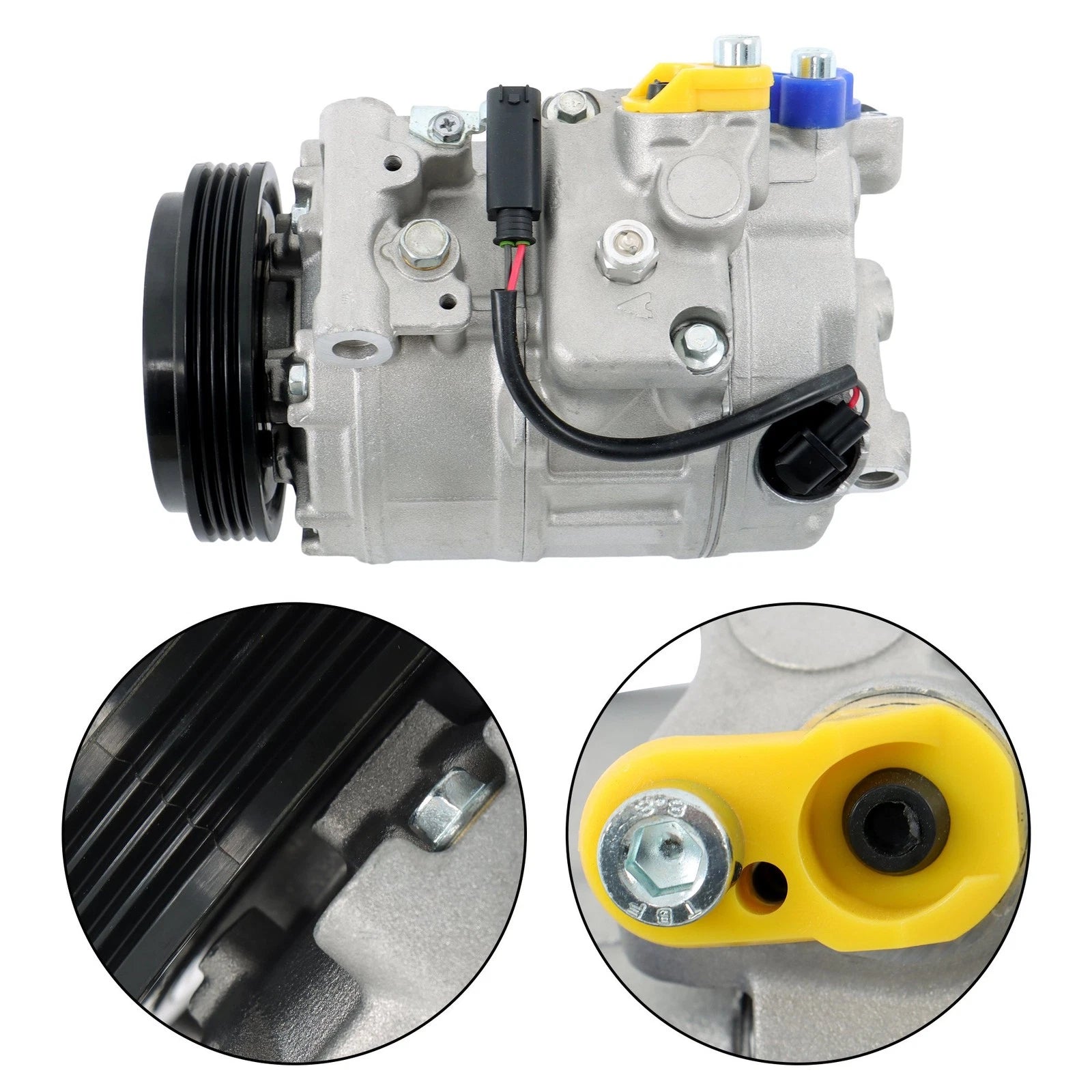 AC Compressor for BMW E60 E63 E64 E65 E66 550i 650i 750i 750Li 760Li (2004-2010)