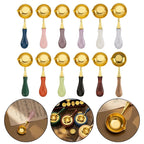 Wax Stamp Sealing Spoon with Wood Handle for Crafting