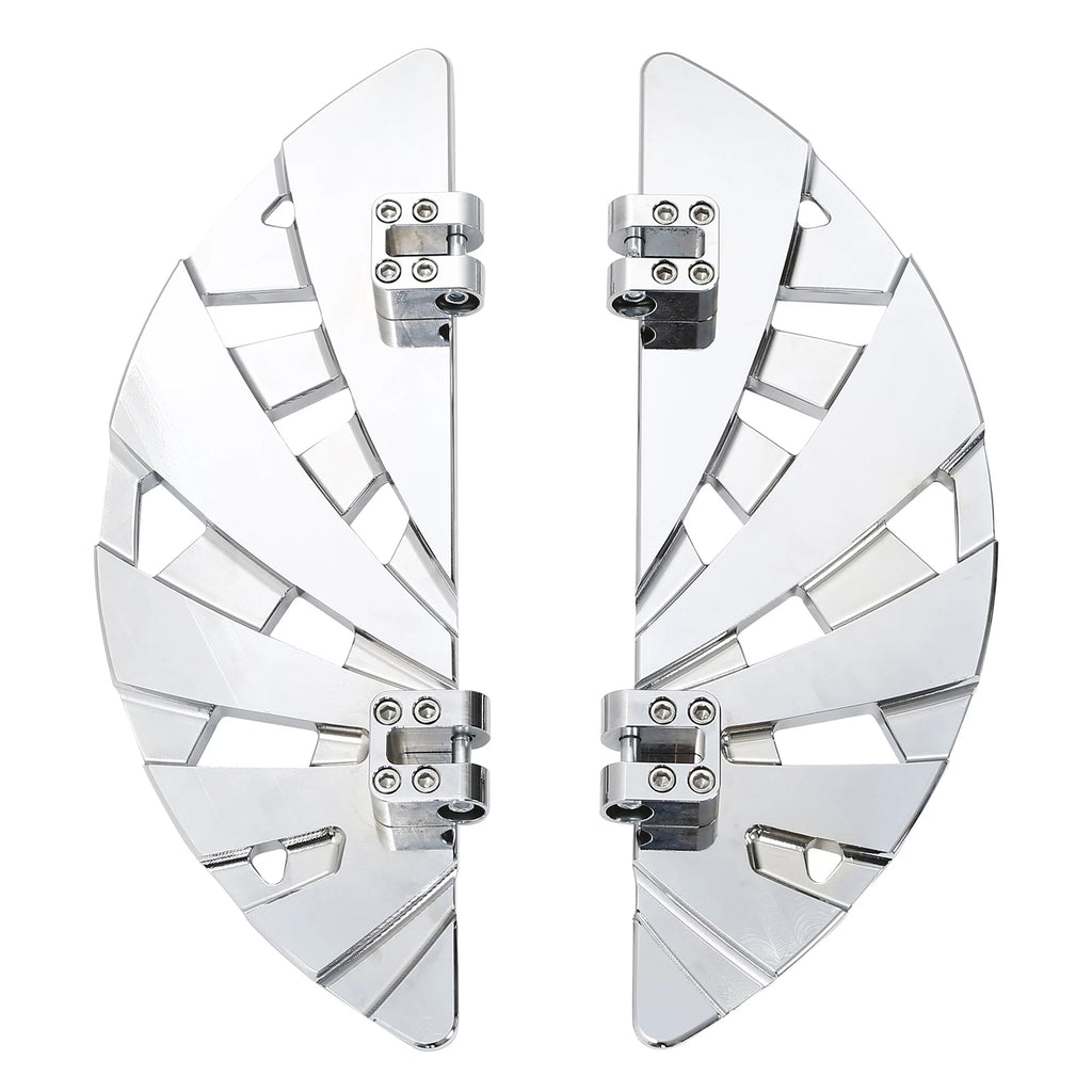 Chrome Rider Driver Floorboards for Harley Touring (2014–2024)
