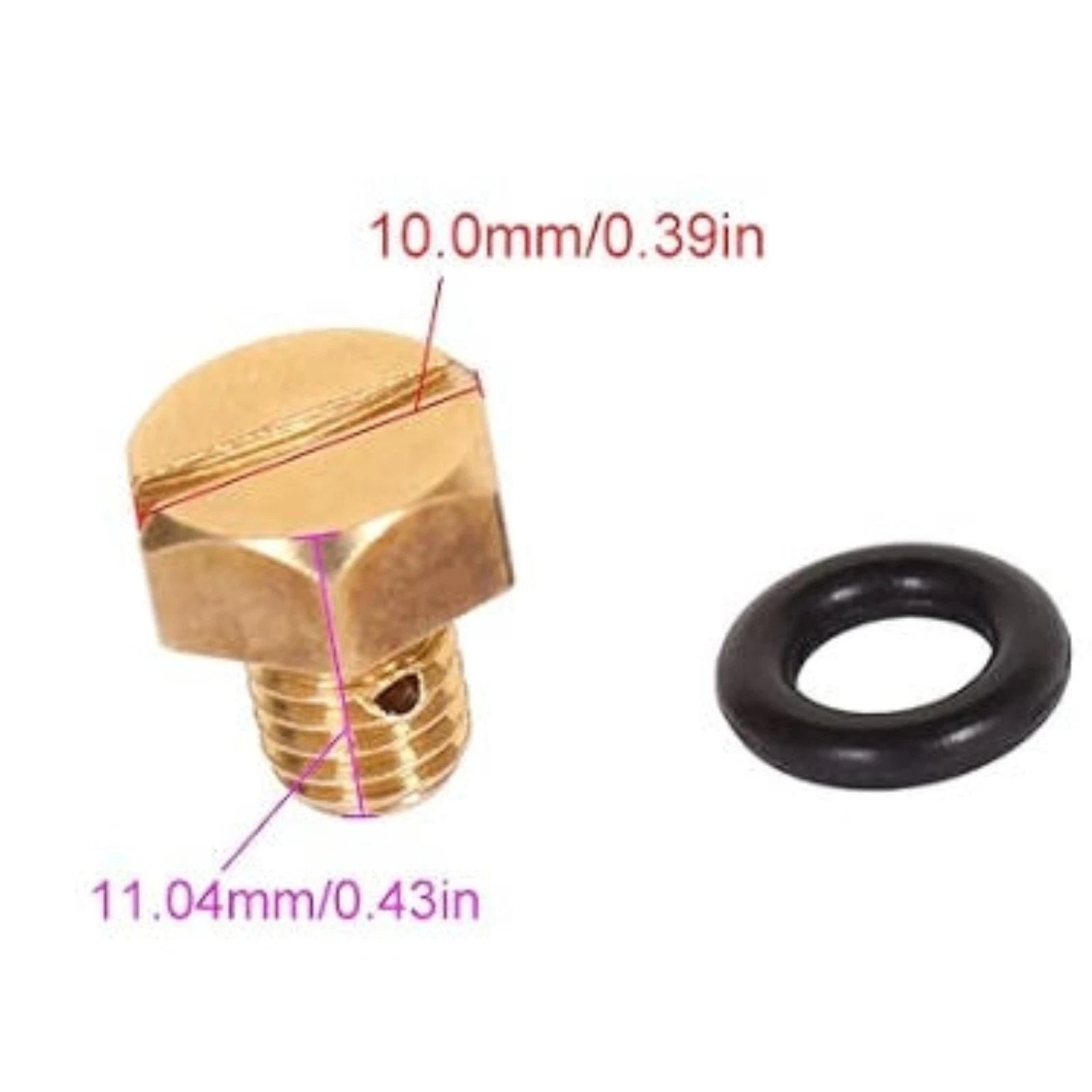 Screw Drain 6H3-14992-00 for Yamaha 2-Str 40/50/60/75/90HP (1990–2023)