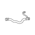 Genuine OEM Radiator Coolant Hose for BMW X3 X4 (2020–2023)