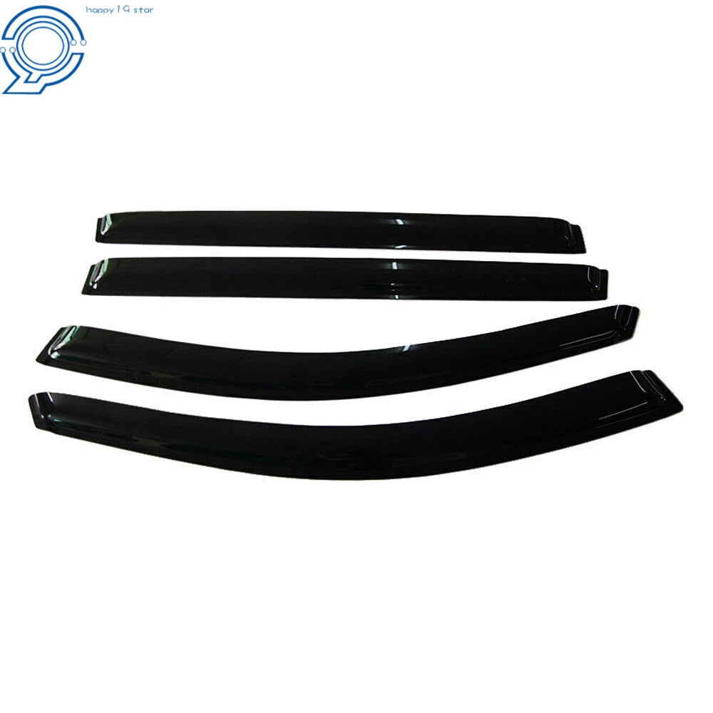 Set of 4 Window Vent Visors for Toyota Sienna (2004–2009) Black