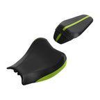 Driver & Passenger Seats for Kawasaki Z900 (2017–2023) - Black Green