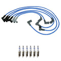 NGK Wire Set & Bosch 6 Double Platinum Spark Plugs for B3000 Ranger (1994–2000)