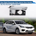Rear Right Passenger Side Interior Door Handle for Kia Rio (2007–2011) No. 836201G000