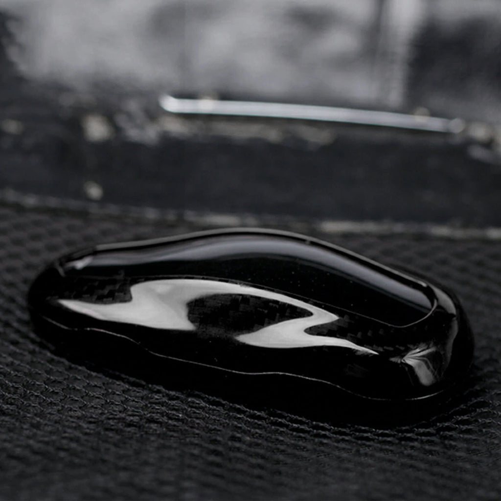 Carbon Fiber Pattern Smart Key Fob Hard Shell Case for Tesla Model S (2012-2018)