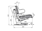 Wrap Around Type Seat for Massey Ferguson 135 148 230 240 250 550
