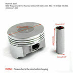Piston Ring Kit +0.50mm for Honda XR 200 XR 200R (1980–2002) T9