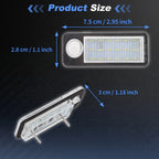 2X LED License Plate Light for Audi A4/S4 B5 (1999–2001) No. 4B9943021