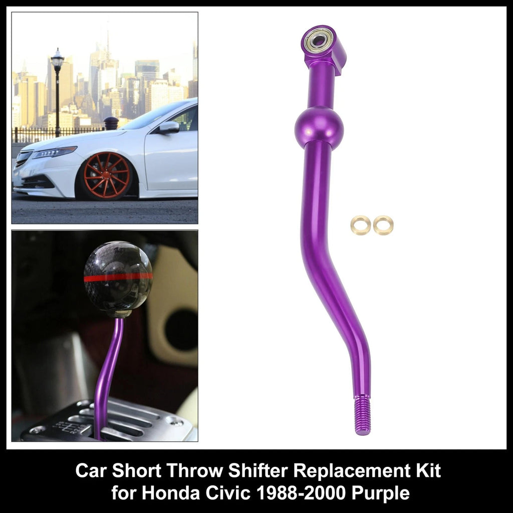 Short Throw Shifter Kit for Honda Civic, Acura Integra (1996–2000) - Purple