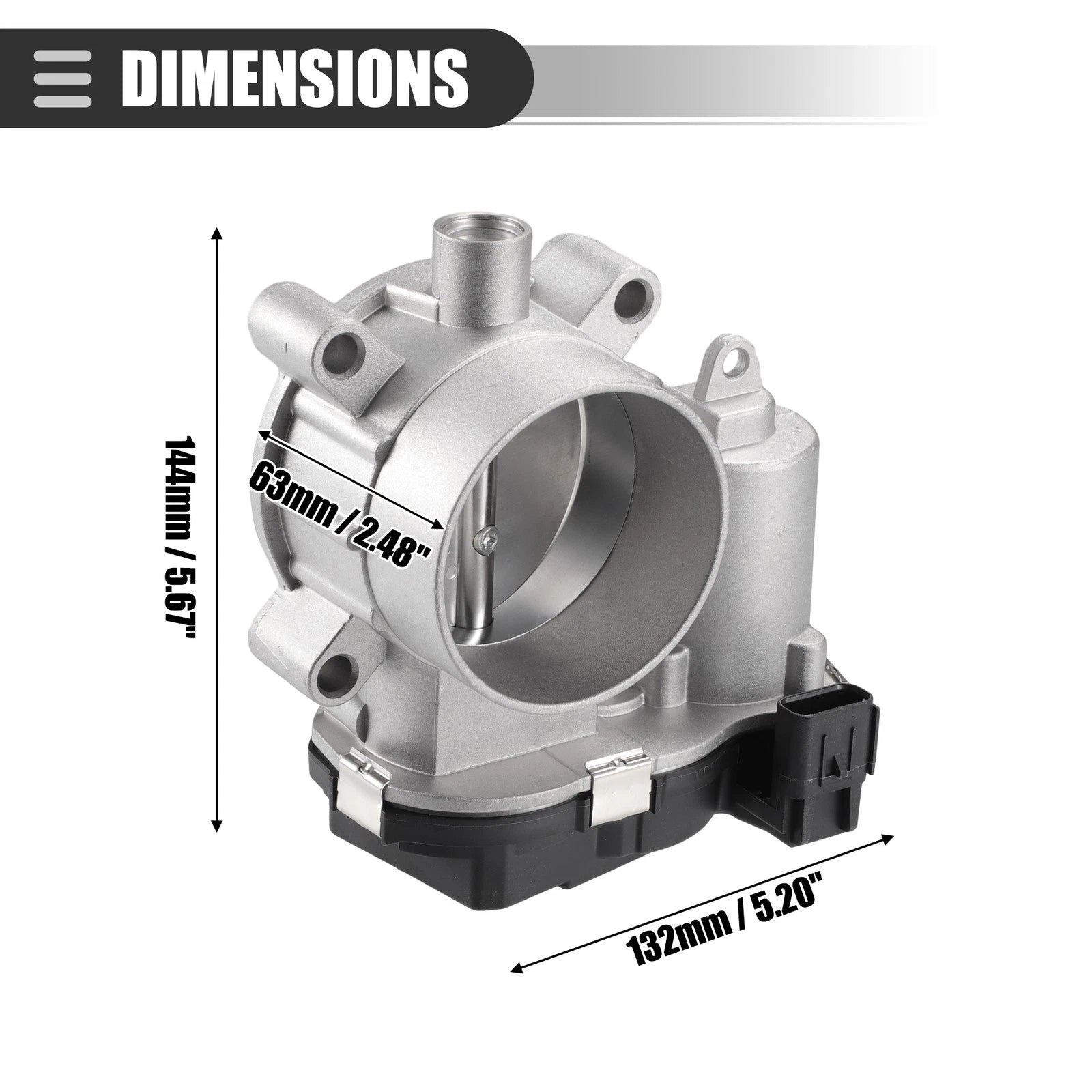 Electronic Throttle Body Assembly for Dodge Dart 2.0L 2.4L (2013–2016) No. 4891970AB