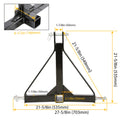 3 Point Trailer Hitch Adapter for CAT 1 Tractor (2" Receiver)
