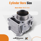 Top End Kit Cylinder Piston Gasket for HiSUN UTV ATV 500 (2010–2023)