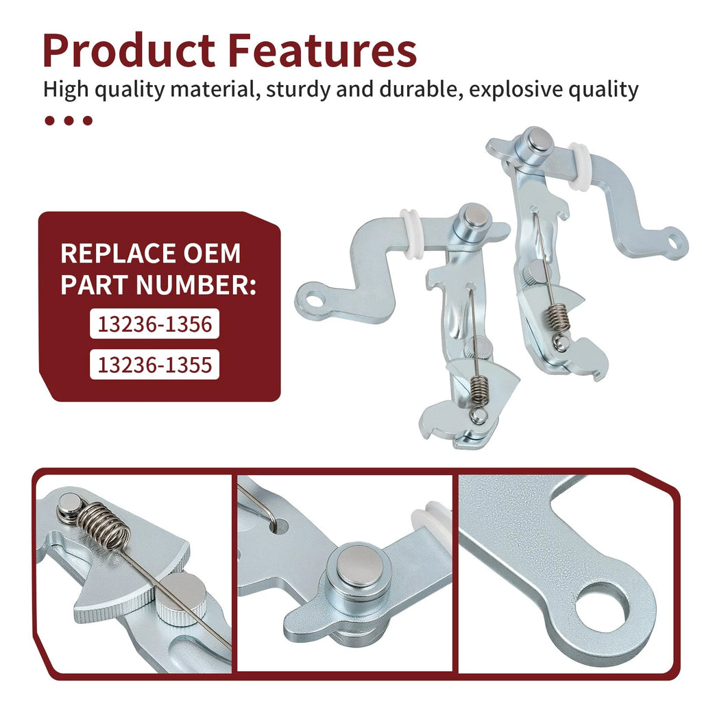 Set of 2 Brake Lever Brackets for Kawasaki Mule 4010 Trans (2009–2024)