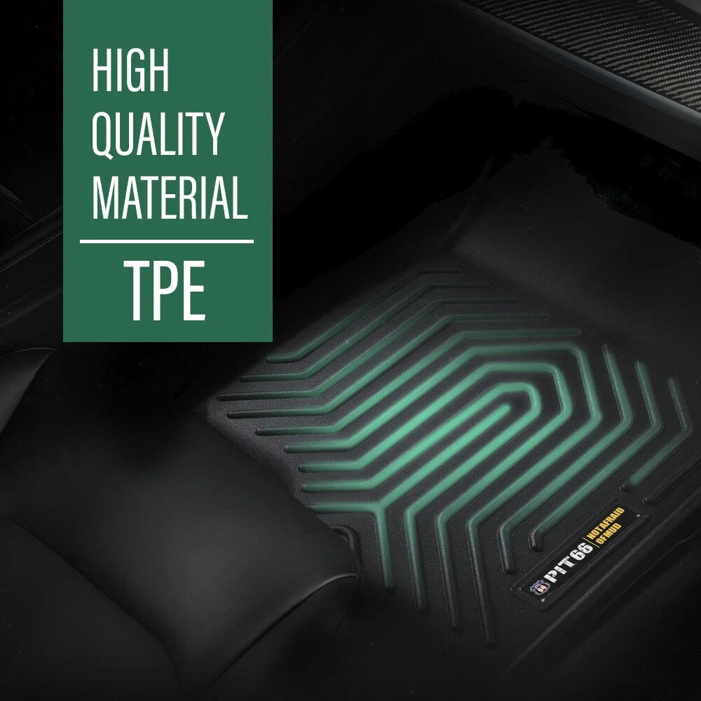 Set of 4 TPE All Weather Floor Mats for Toyota 4Runner, Lexus GX460