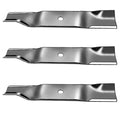3X Replacement Lawn Mower Blades for MTD Cub Cadet White (Fits 942-04415)