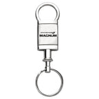 Satin-Chrome Valet Keychain - Officially Licensed for Dodge Magnum