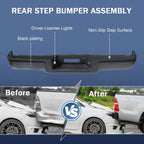 Rear Bumper Assembly for Ford F150 (2006–2008) Black Step with Hole