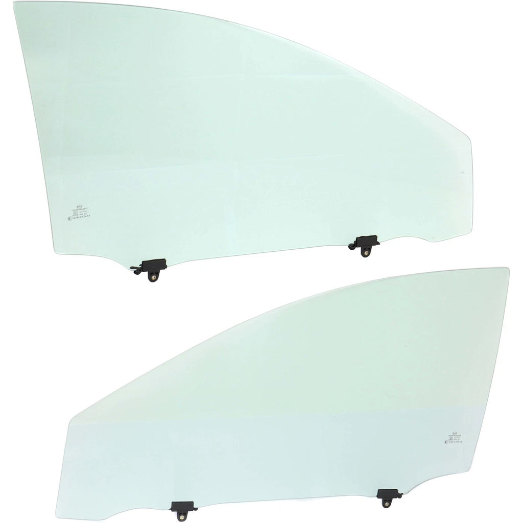 Set of 2 Door Glass for Toyota Corolla (2014–2018) Front Driver & Passenger