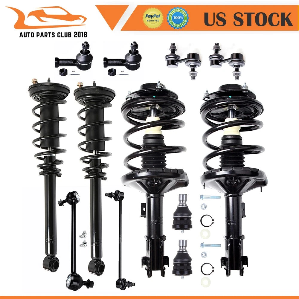 Front & Rear Struts Sway Bars Ball Joints Kit for Mitsubishi Eclipse (2000–2005)