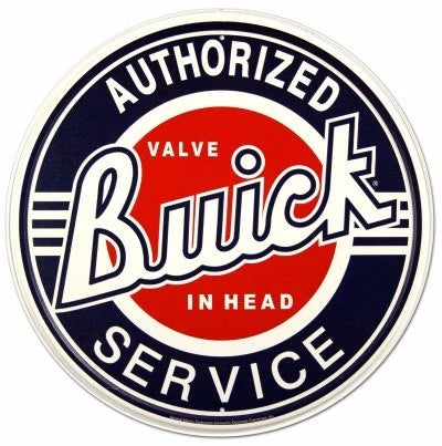 Vintage Replica Tin Sign for Buick Chevy Valve In Head Service (185)