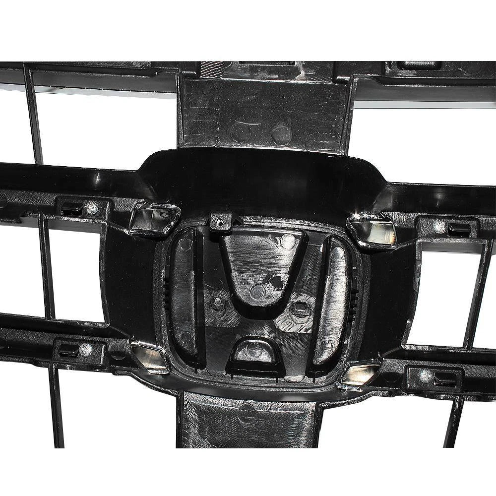 Chrome Mesh Front Upper Bumper Grille Trim for Honda Crosstour (2010–2012)