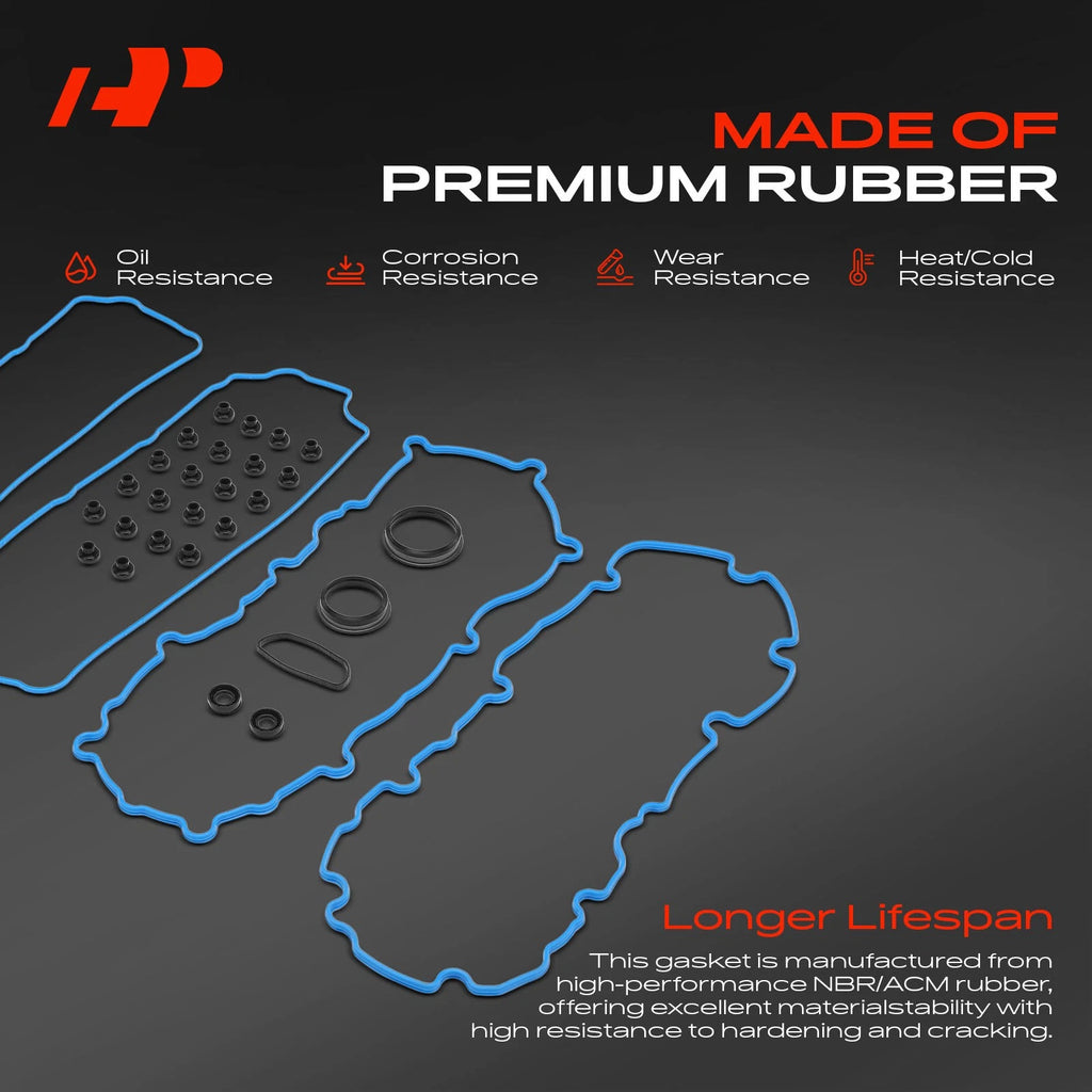Engine Valve Cover Gasket Set for Ford F-250 F-350 (2008–2010) Diesel