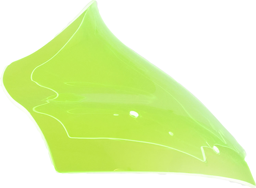 Klock Werks 10" Kolor Flare Windshield for FLTR (KWW-01-0713) - Green Ice