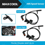 2X ABS Speed Sensor for Chrysler 300C (2005–2010) 4779244AD 4779244AA
