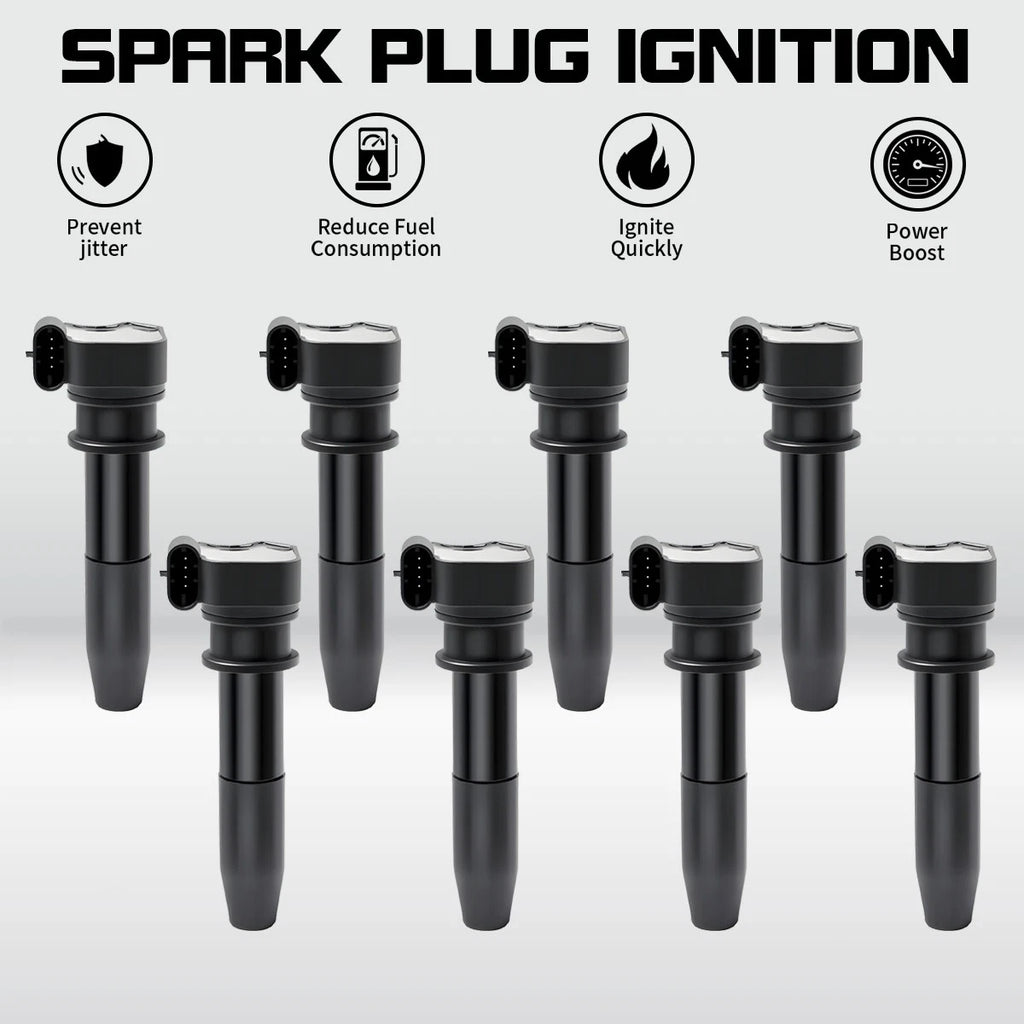 8X Ignition Coils for Cadillac Deville DTS DHS STS SLS (2004–2005) 12567285