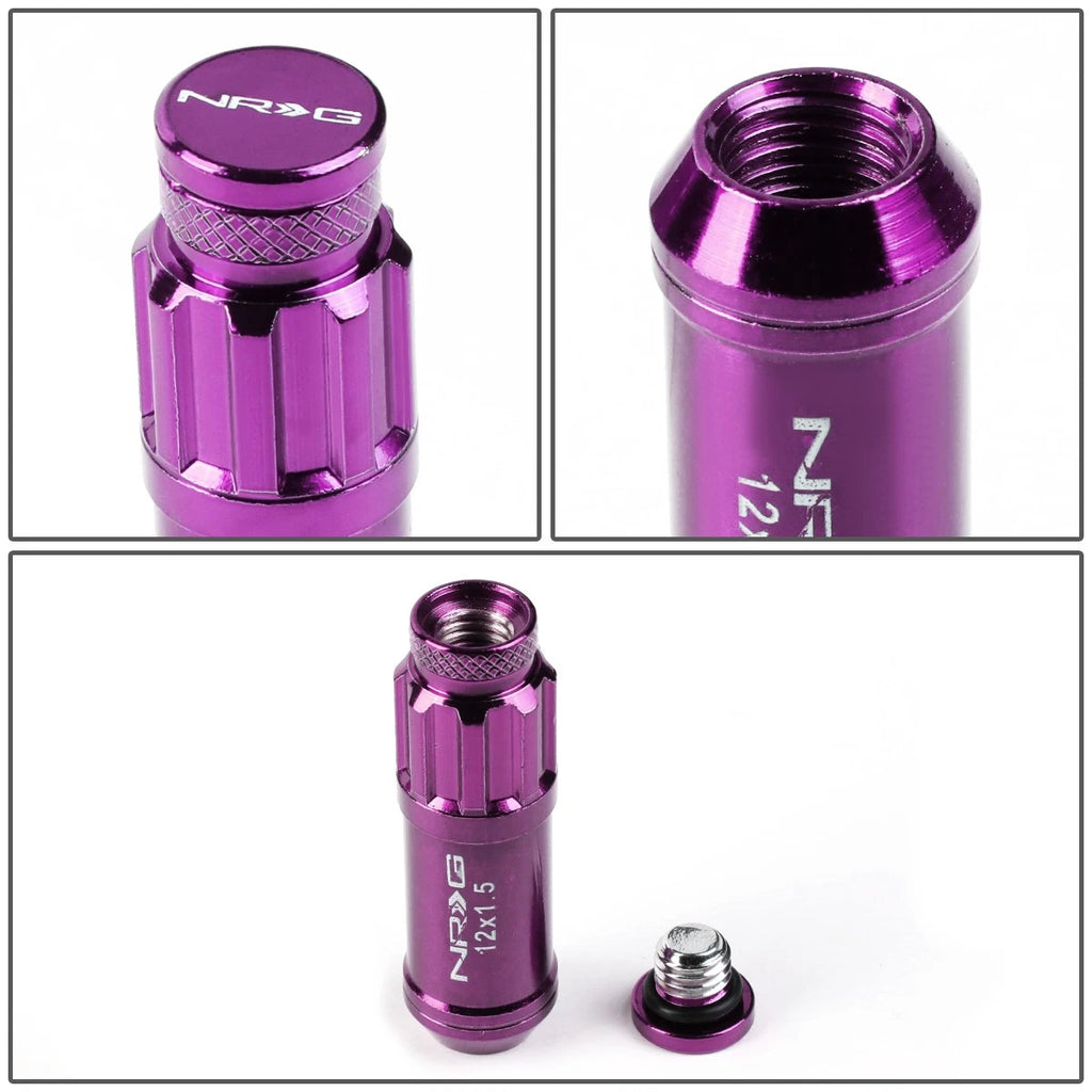 20Pcs M12 x 1.5 Close End Spline Drive Lug Nuts for NRG (Fits )