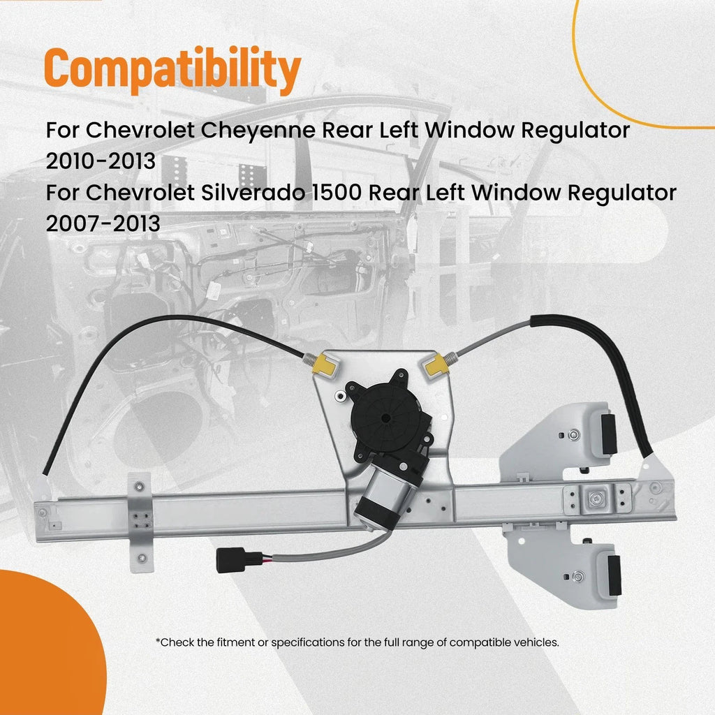 Rear Left Window Lifter with Motor for Silverado 1500 (2007-2013)