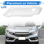 Car Front Left Headlight Lens Cover for Honda Odyssey (2005-2008)
