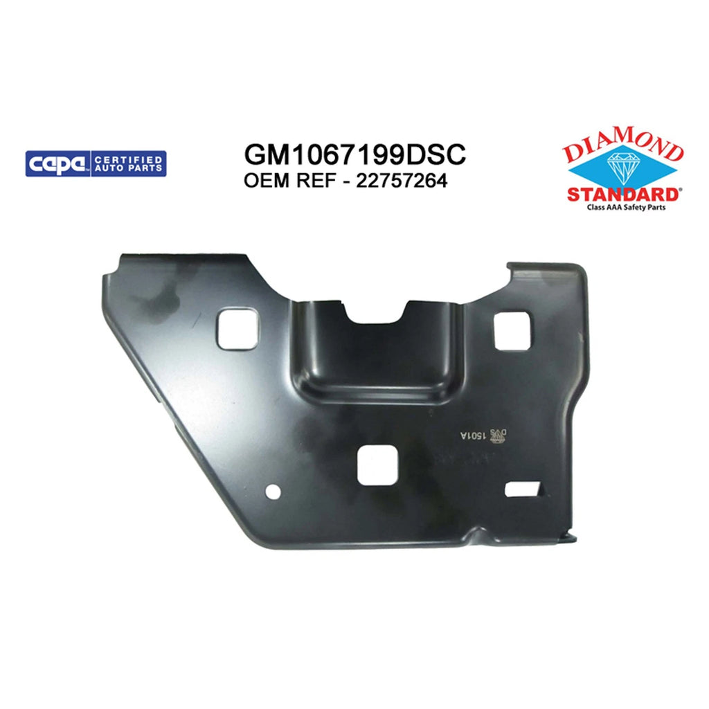 Replacement Steel Front Passenger Side Inner Bumper Mounting Bracket