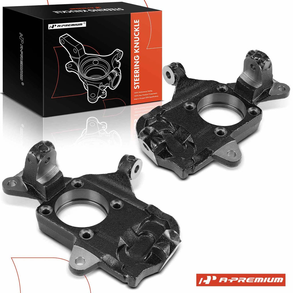 Pair Front Steering Knuckle for Chevy Silverado GMC Sierra 3500 (2002–2006)