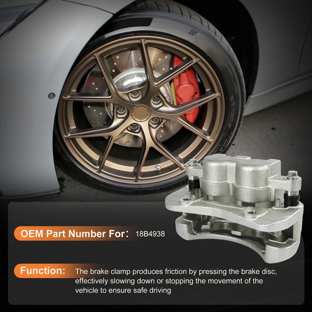 Brake Calipers with Bracket Kit for Chevrolet Colorado (2004-2008)