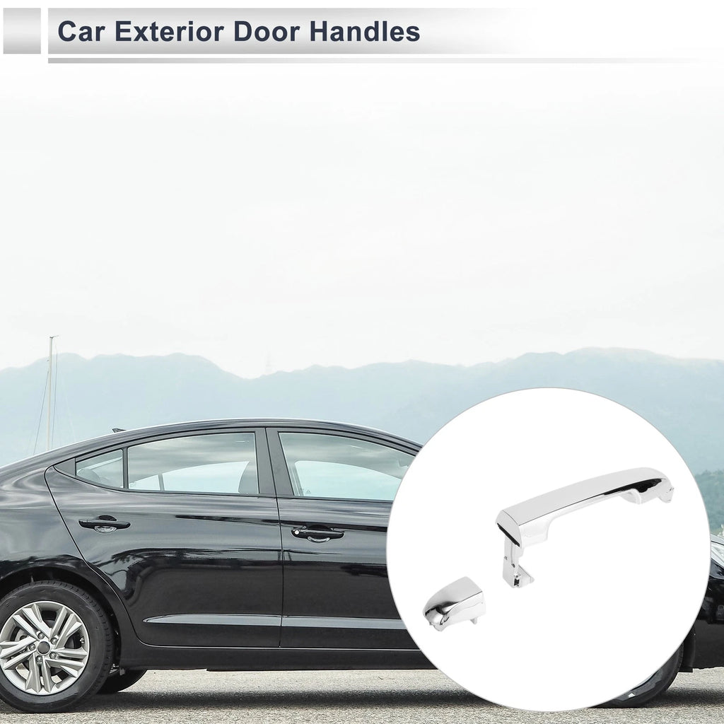 Set of 2 Exterior Door Handles for Hyundai Elantra (2007–2012)