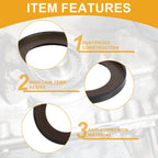 1 Pc Front Crankshaft Oil Seal for Chevrolet Silverado (1999–2019) No.12585673