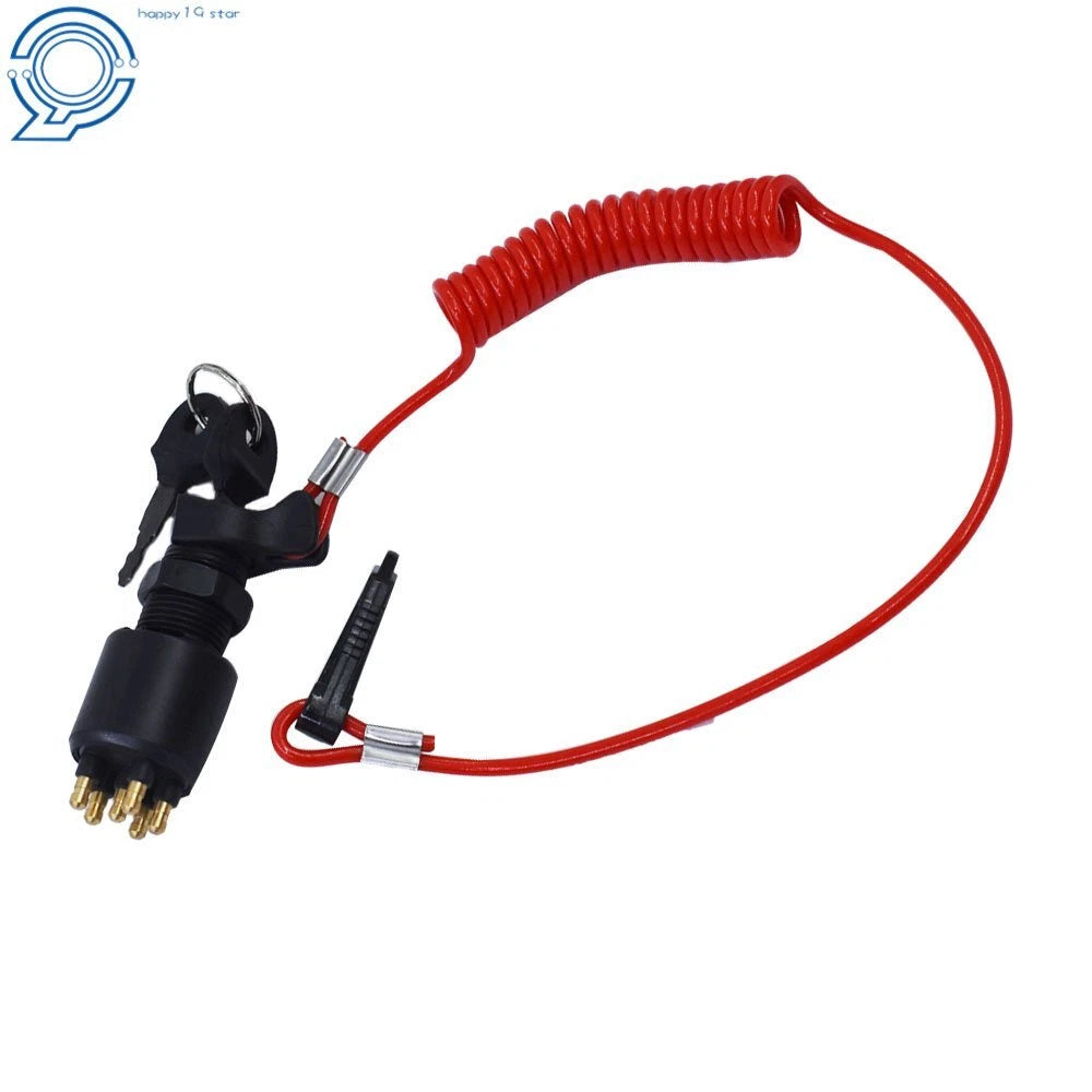 Ignition Switch & Lanyard for OMC Johnson Evinrude (1996-Present)