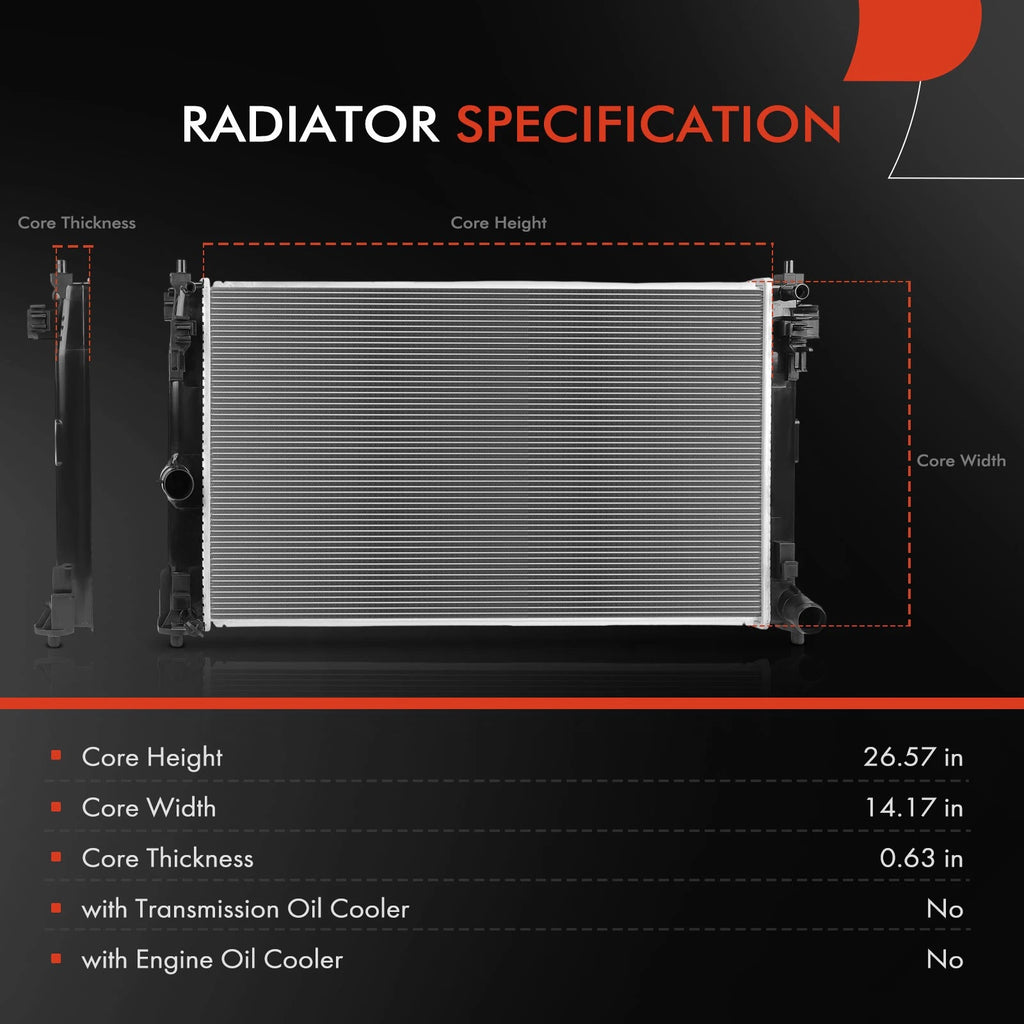 Aluminum Radiator for Toyota Corolla (2023–2025) 2.0L