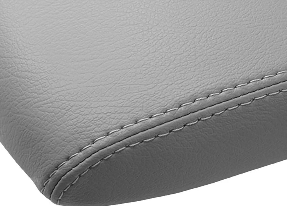 Leather Console Lid Pull Over Cover for Toyota Camry (2012–2017) Gray