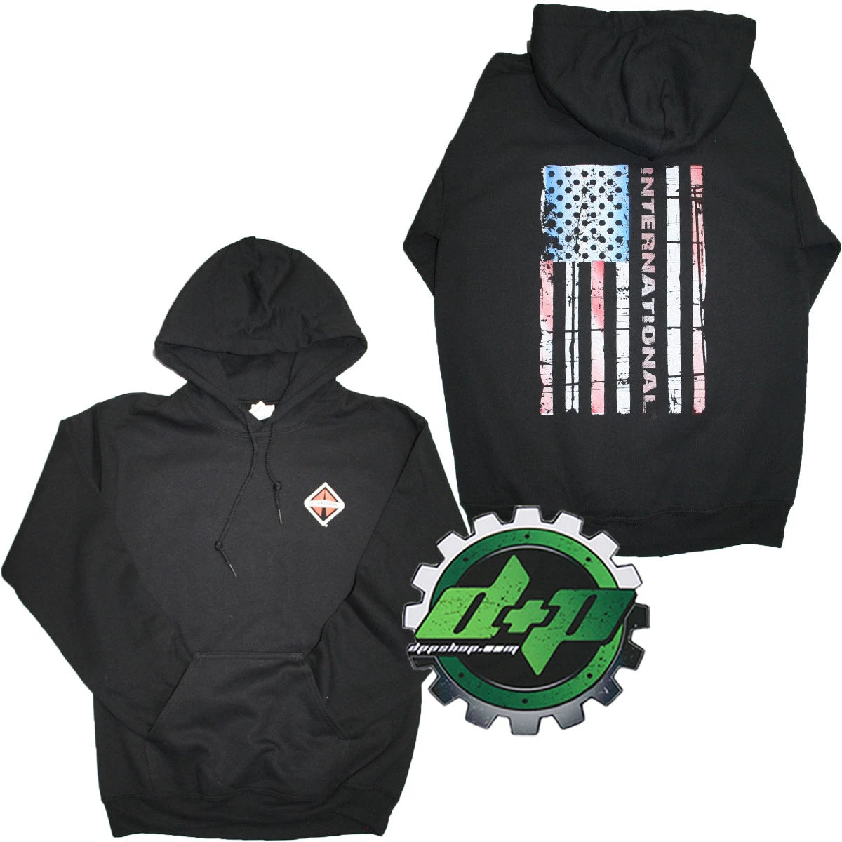 International Hoodie for Truck (Diesel, American Flag)