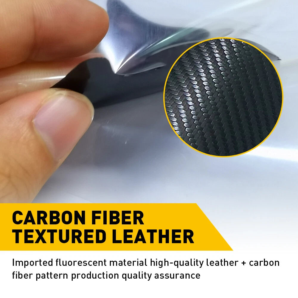 Carbon Fiber Door Cup Handle Sill Scuff Cover for RAV4 (2019–2023)